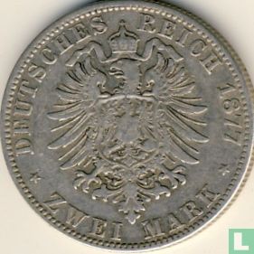 Prussia 2 mark 1877 (A) - Image 1