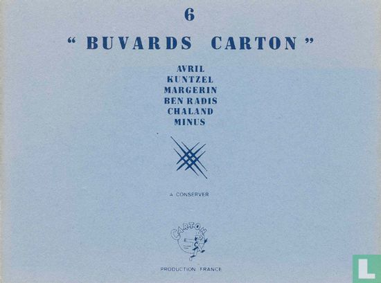 6 "Buvards Carton" - Image 1
