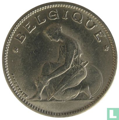Belgique 1 franc 1933 (FRA) - Image 2