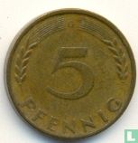 Duitsland 5 pfennig 1950 (G) - Afbeelding 2