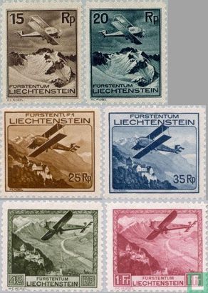 1930 Flugzeuge über Liechtenstein (LIE 21)