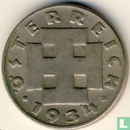 Austria 5 groschen 1934 - Image 1