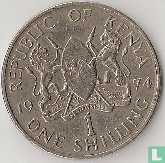 Kenya 1 shilling 1974 - Image 1