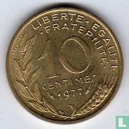 France 10 centimes 1977 - Image 1