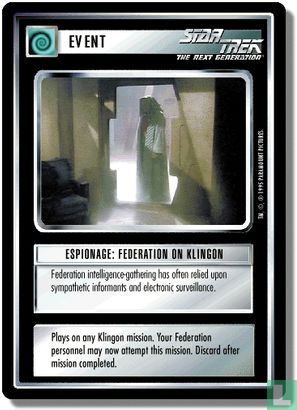 Espionage: Federation on Klingon