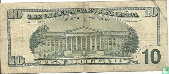 Verenigde Staten 10 dollars 2001 E - Afbeelding 2
