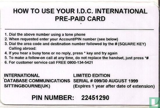 pre-paid card - Image 2