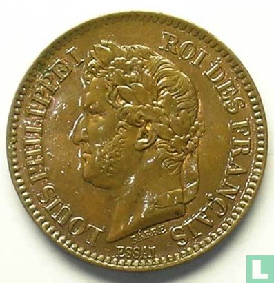 France 2 centimes 1840 (trial) - Image 2