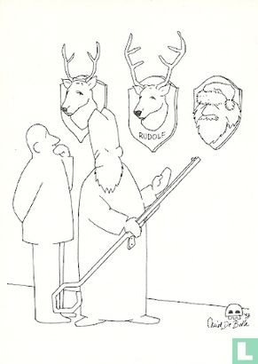 U000337 - Sinterklaas Kartoentje "Rudolf" - Image 1