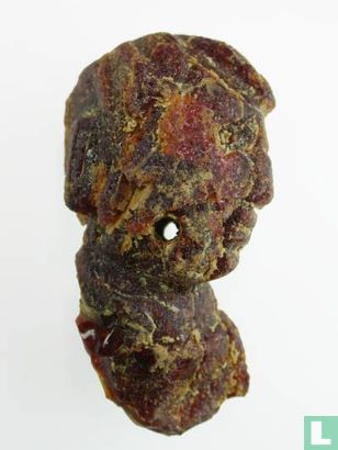 Extremely rare carved amber head from Roman times - Image 2