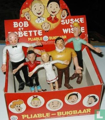 Bob et Bobette et de flexion série de 5 poupées