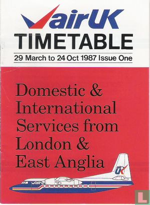 Air UK   29/03/1987 - 24/10/1987  - Afbeelding 1