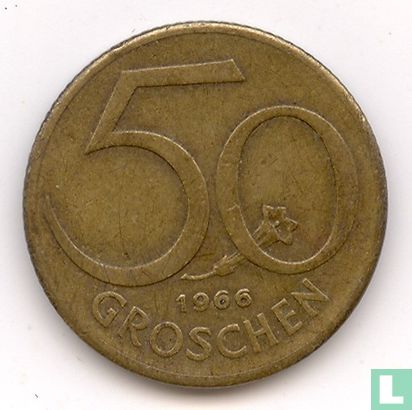 Autriche 50 groschen 1966 - Image 1