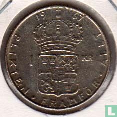 Sweden 1 krona 1967 - Image 1