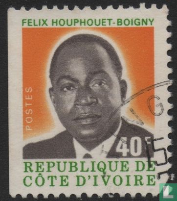 Präsident Houphouët-Boigny