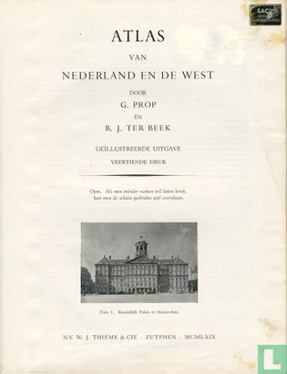 Atlas van Nederland en de West - Image 2