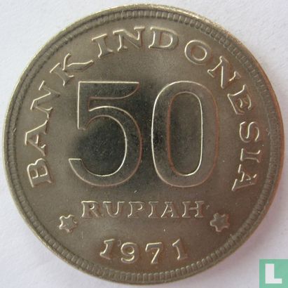 Indonesië 50 rupiah 1971 - Afbeelding 1