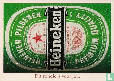 B002170 - Heineken "Dit rondje is voor jou." - Afbeelding 1