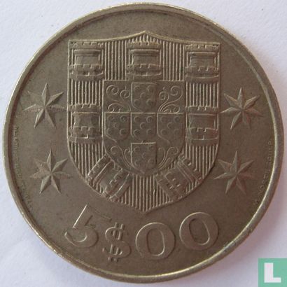 Portugal 5 escudos 1977 - Image 2