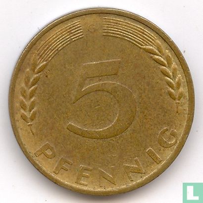 Germany 5 pfennig 1966 (G) - Image 2
