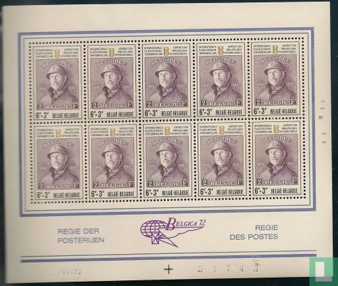 Stamp exhibition Belgica ' 72