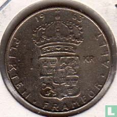 Zweden 1 krona 1963 - Afbeelding 1