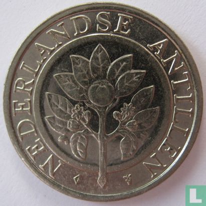 Antilles néerlandaises 25 cent 1991 - Image 2