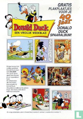 Gratis plakplaatjes voor je 40 jaar Donald Duck spaaralbum! - Image 1