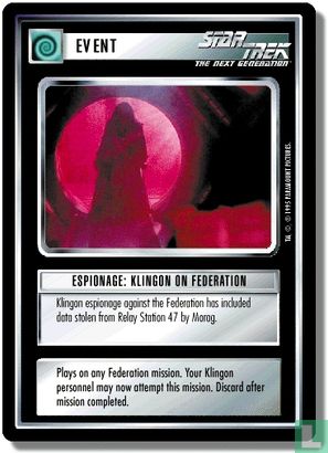 Espionage: Klingon on Federation
