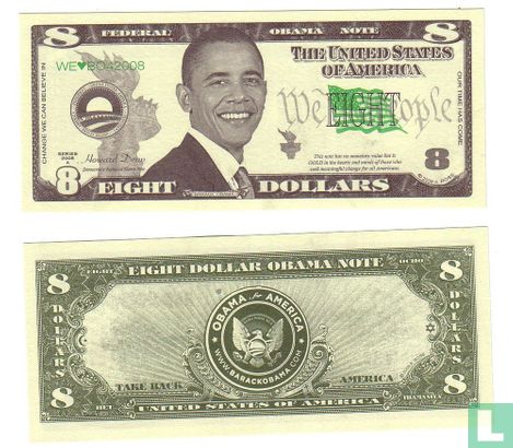 OBAMA 2008 note fédéral