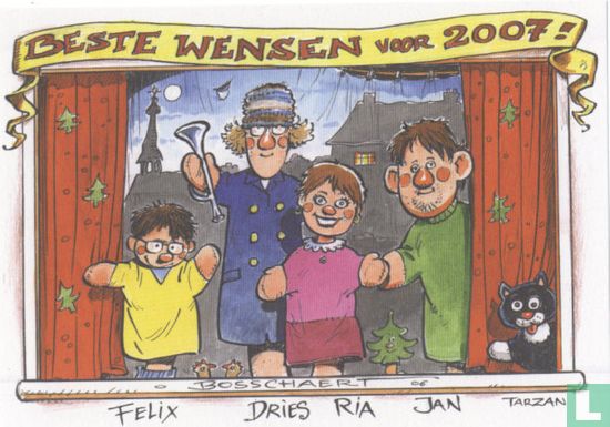 Jan Bosschaert Nieuwjaarskaart 2007