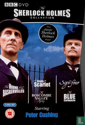 The Hound of the Baskervilles + A Study in Scarlet + The Boscombe Valley Mystery + The Sign of Four + The Blue Carbuncle - Afbeelding 1