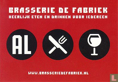 R070009 - Brasserie De Fabriek "Heerlijk eten en drinken voor iedereen" - Image 1