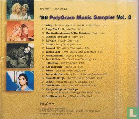 '96 PolyGram Music Sampler Vol. 3 - Image 2