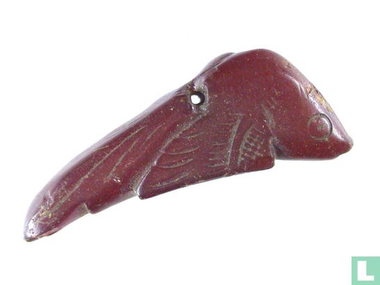 Chinees bird charm / amulett made from genuine amber   - Image 1