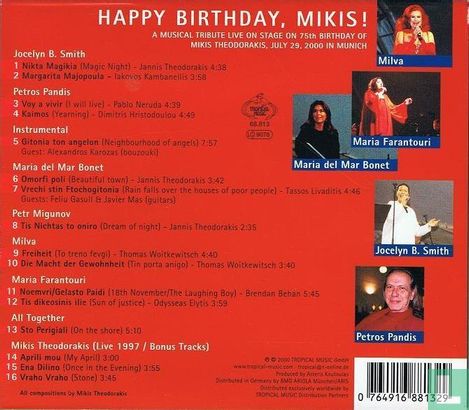 Happy Birthday, Mikis ! - Image 2