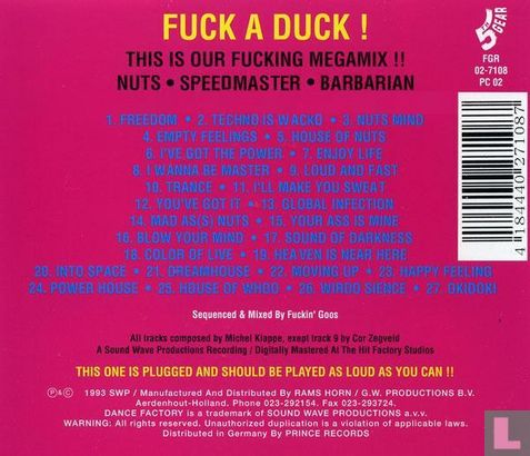 Fuck A Duck - This Is Our Fucking Megamix !! - Bild 2