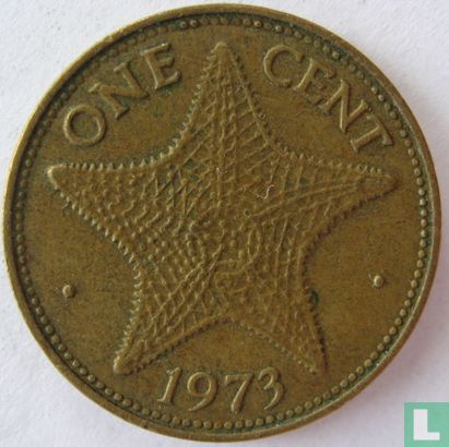 Bahamas 1 cent 1973 (sans marque d'atelier) - Image 1