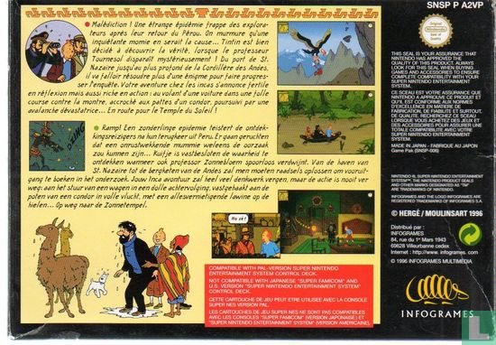 Tintin: Le Temple du Soleil - Afbeelding 2