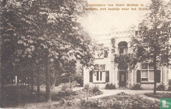 Dépendence van Hotel Meilink te Barchem, met laantje naar het Hotel - Afbeelding 1