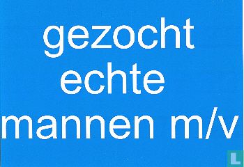 S050025 - TU Delft "gezocht echte mannen m/v" - Image 1