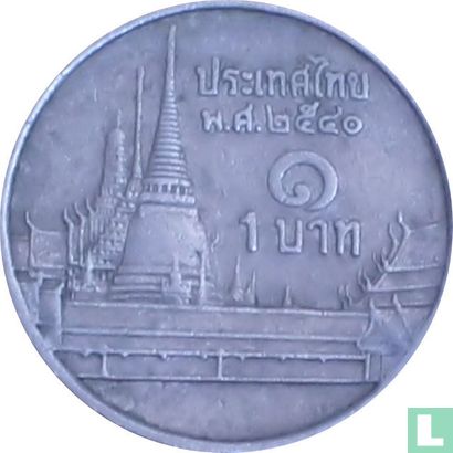 Thaïlande 1 baht 1997 (BE2540) - Image 1