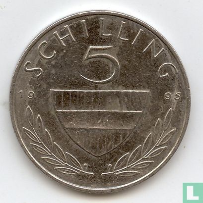 Oostenrijk 5 schilling 1995 - Afbeelding 1