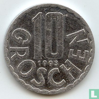 Autriche 10 groschen 1993 - Image 1
