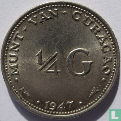 Curaçao ¼ gulden 1947 - Image 1