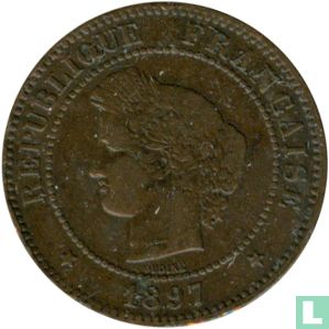 Frankrijk 5 centimes 1897 - Afbeelding 1