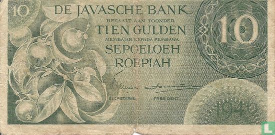 Indonesien 10 Gulden - Bild 1