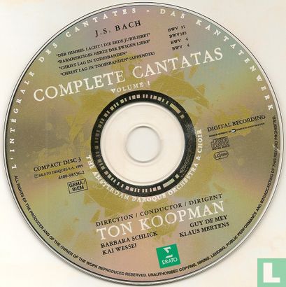 Complete Cantatas Volume 1 - Image 3