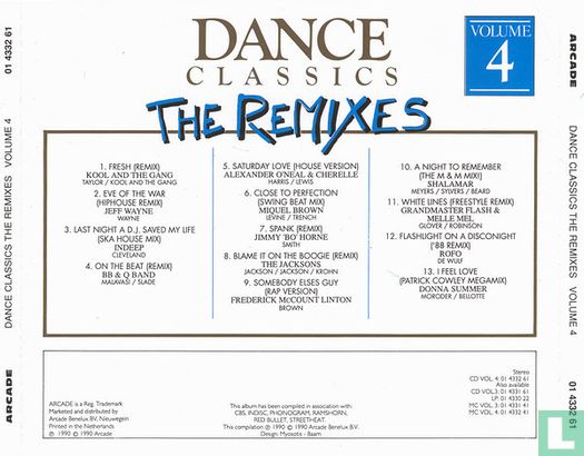 Dance Classics - The Remixes Volume 4 - Image 2