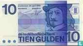 Nederland 10 gulden 1968  misdruk met kruis - Afbeelding 1